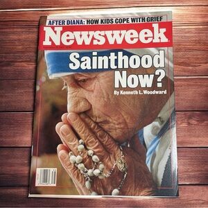Mother Theresa on the cover of Newsweek Magazine September 22 1997
